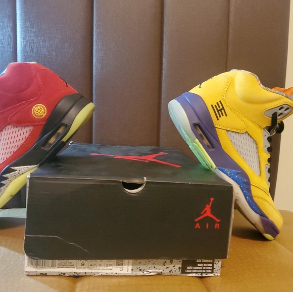 Size 9 - Jordan 5 Retro SE Solar Orange - Picture 5 of 8